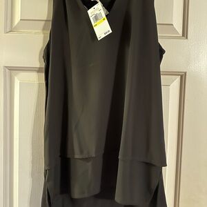 Michael Kors Black Layered Blouse